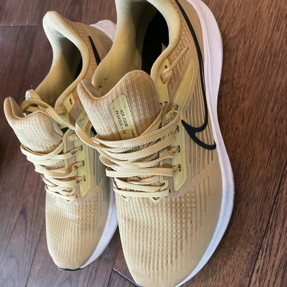 Nike Yellow Athletic Shoes